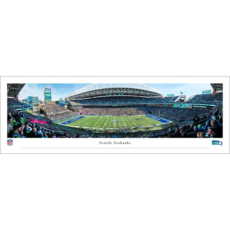 Seattle Seahawks Lumen Field "Throwback Game" Panoramic Poster Print - Blakeway 2023