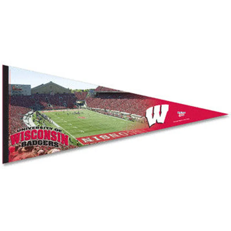 Wisconsin Badgers Football Gameday Oversized Premium Pennant