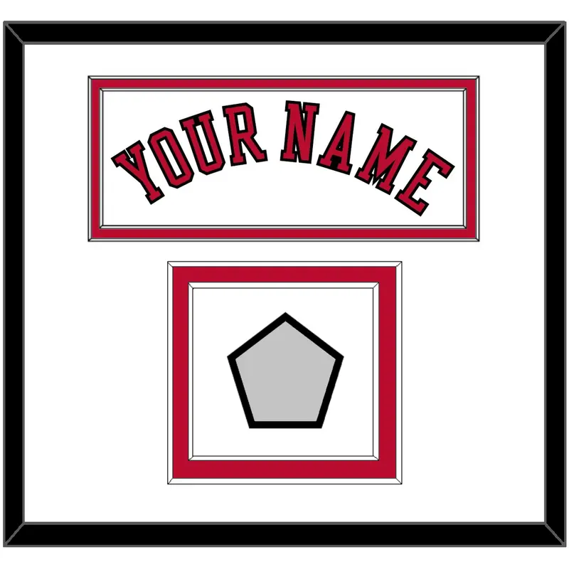 Chicago Name & Finals Patch - Home White (1986-2017) - Double Mat 1