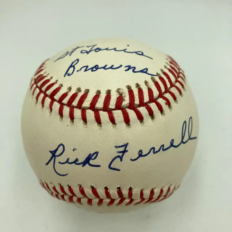 Rick Ferrell Signed Heavily Inscribed American League Baseball JSA COA