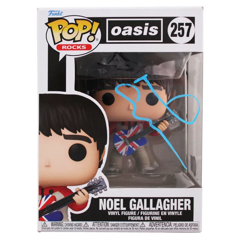 Noel Gallagher Oasis Authentic Signed #257 Funko Pop Vinyl Figure BAS #BK66745