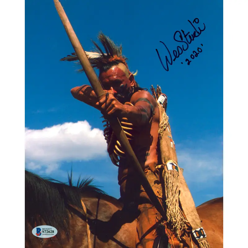 Wes Studi Dances with Wolves "2020" Authentic Signed 8x10 Photo BAS #S72628