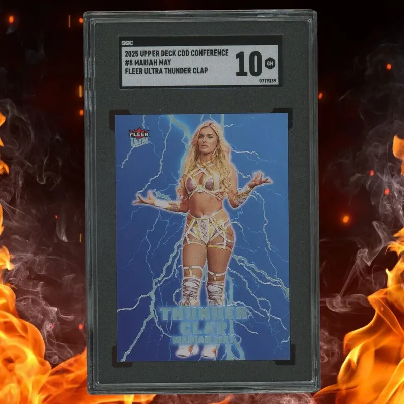 2025 Upper Deck CDD MARIAH MAY Fleer Ultra Thunder Clap SGC 10 #8