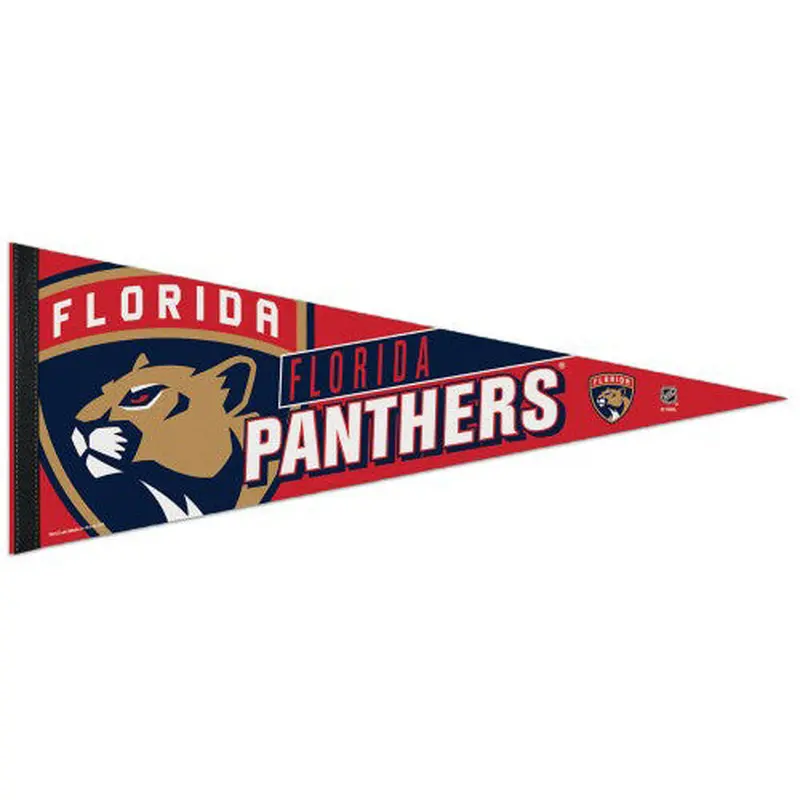 Florida Panthers Official NHL Hockey Logo-Style Premium Felt Pennant - Wincraft Inc.