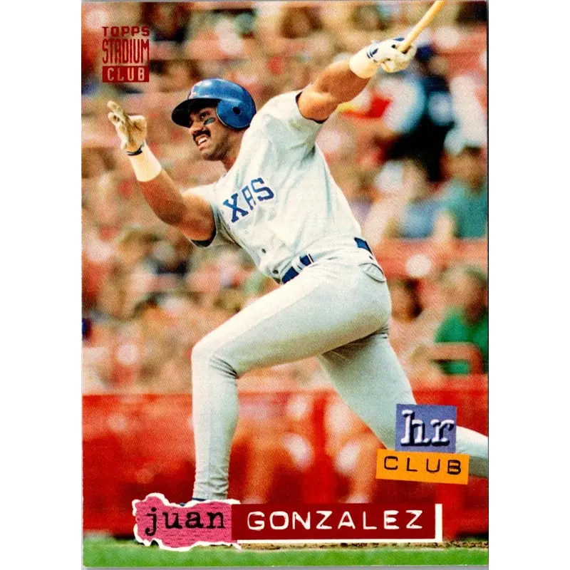 1994 Stadium Club First Day Issue Juan Gonzalez #261