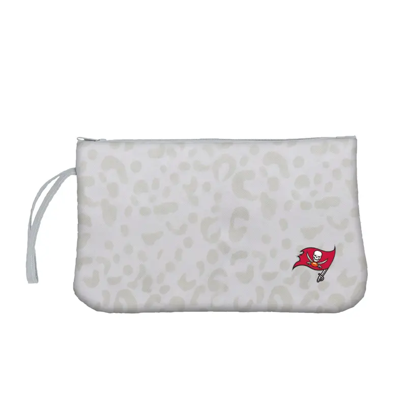 Tampa Bay Buccaneers Leopard Print Wristlet