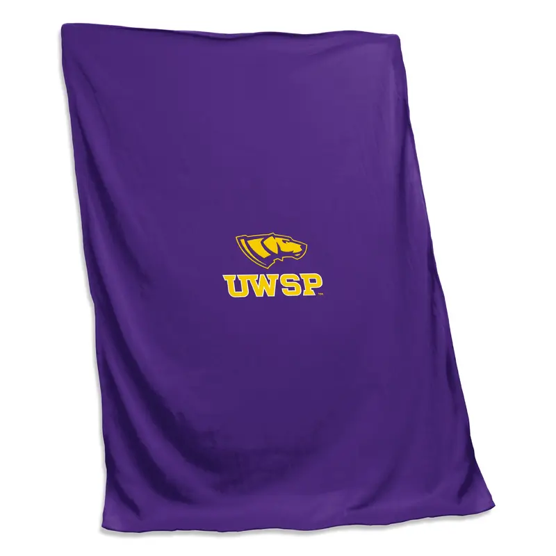 Wisconsin Stevens Screened Sweatshirt Blanket