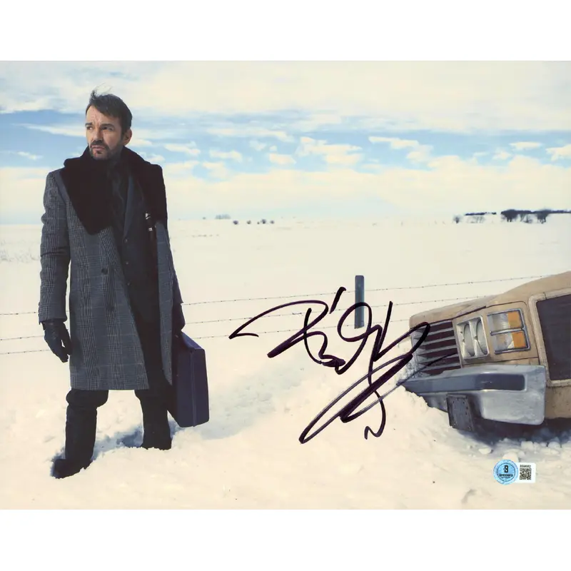 Billy Bob Thornton Fargo Authentic Signed 11x14 Vertical Photo BAS #BS96952