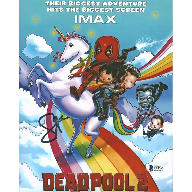 Stefan Kapicic Deadpool Signed 8x10 photo Autographed BAS Witnessed #K03560