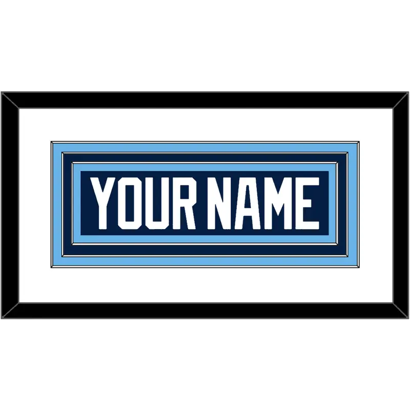 Pittsburgh Nameplate - 2011 Winter Classic Blue - Triple Mat 1