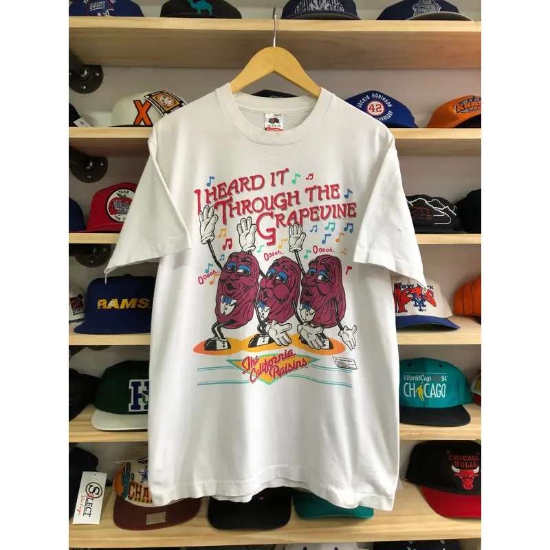 Vintage 1987 California Raisins Tee Size Large