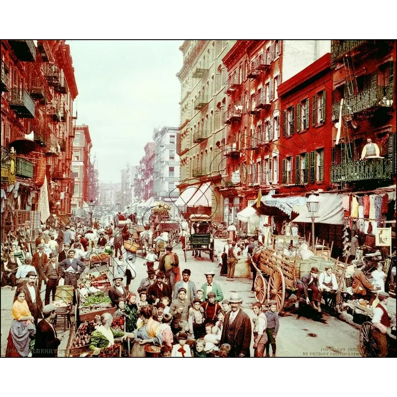 1900 Mulberry Street 8X10 Photo - Manhattan New York - 2545