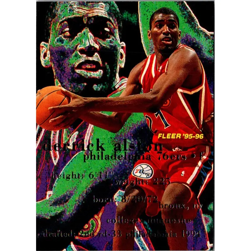 1995 Fleer Derrick Alston #134