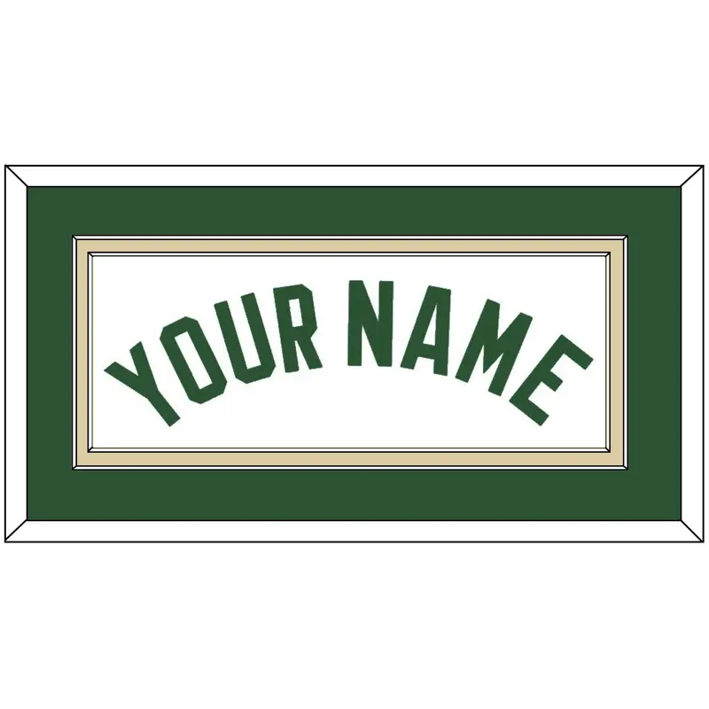 Milwaukee Name - White Association - Double Mat 2