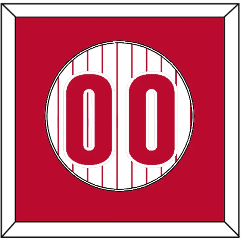 Philadelphia Number - Home Pinstripes - Single Mat 1