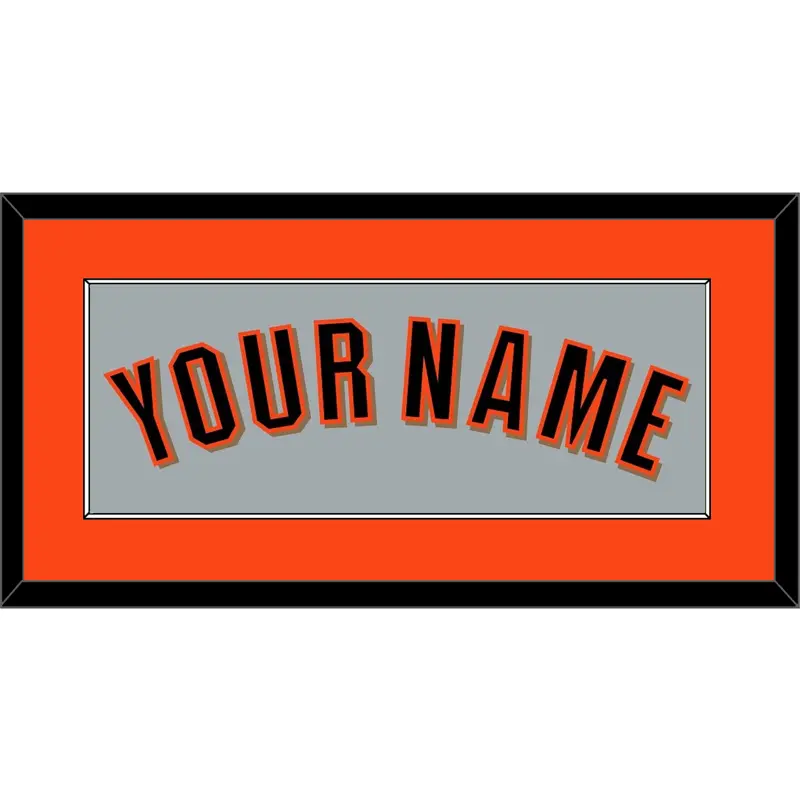 San Francisco Name - Road Gray (2022-2023) - Single Mat 2