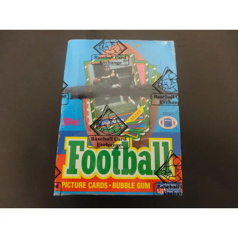 1986 Topps Football Unopened Wax Box (BBCE) (X-Out)