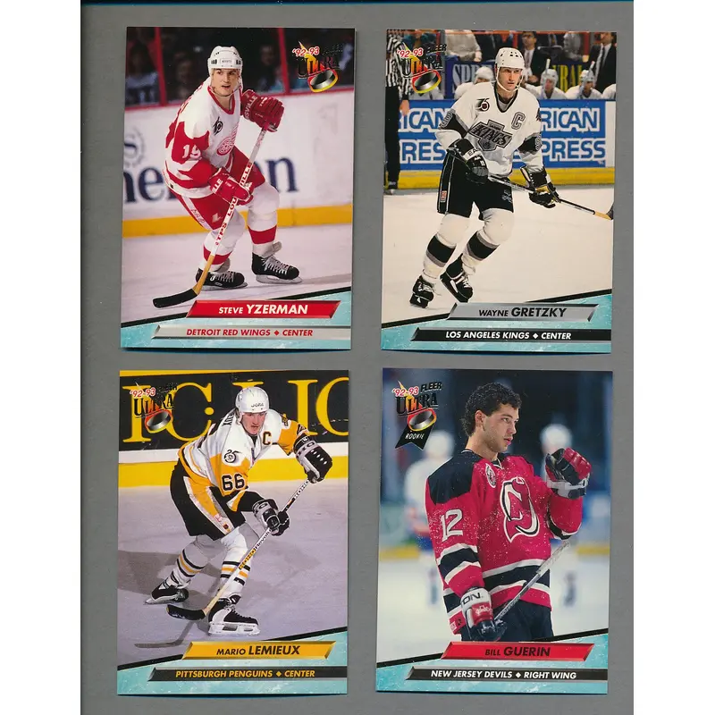 1992/93 Fleer Ultra Hockey Complete Set (w/ Inserts) (450)  NM/MT MT