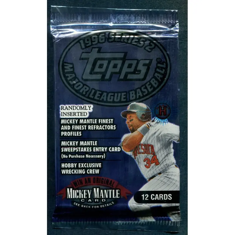 1996 Topps Baseball Unopened Series 2 Pack (Hobby) (12)