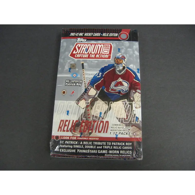 2002/03 Topps Stadium Club Hockey Relic Edition Box (Hobby)