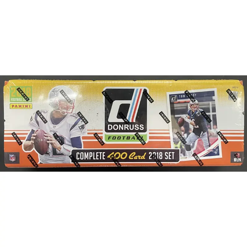 2018 Panini Donruss Football Factory Set (Orange) (Retail) (400)