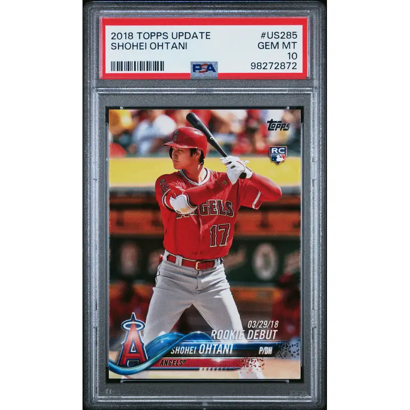 Shohei Ohtani 2018 Topps Update #US285 PSA 10 Gem Mint 2872
