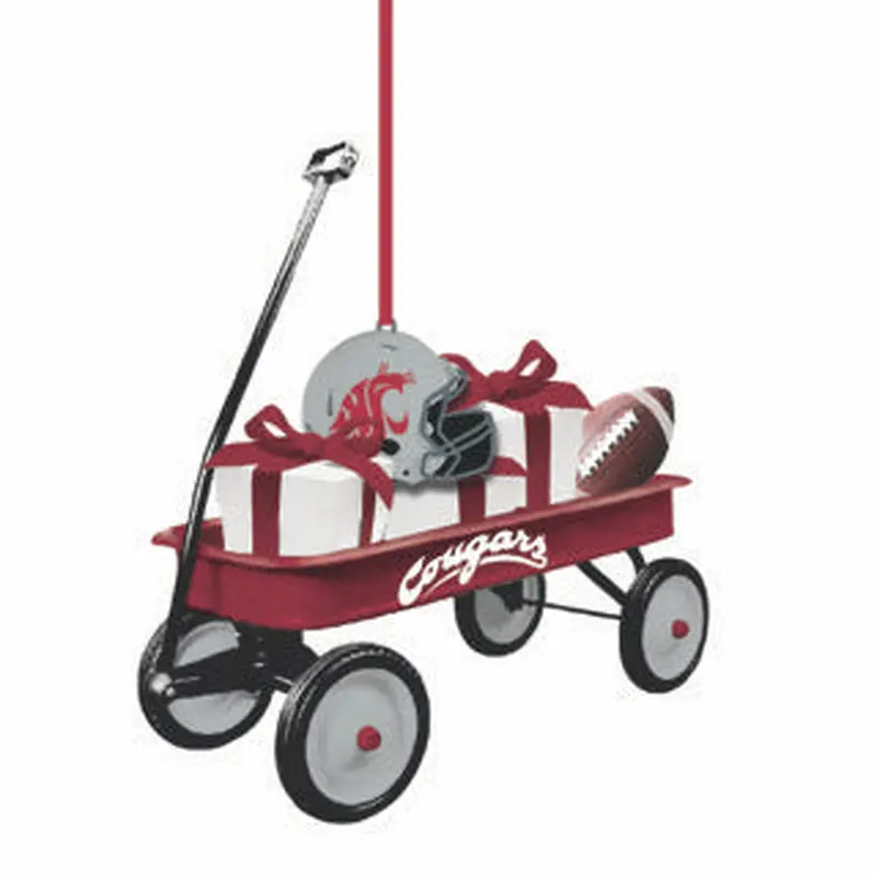 WSU Wagon Ornament
