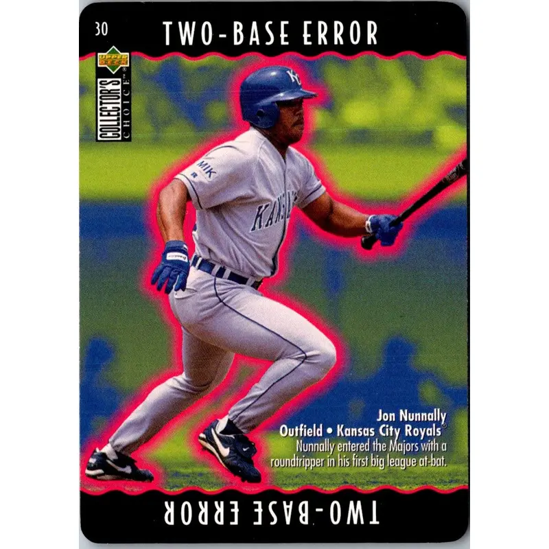1996 Collector's Choice You Make the Play Jon Nunnally #30A