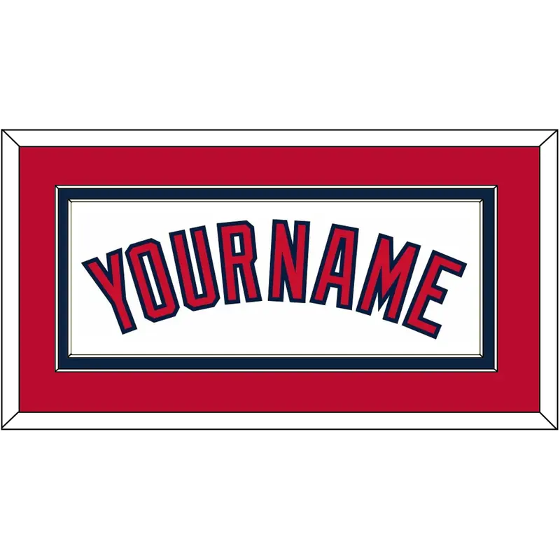Cleveland Name - Home White (2012-2021) - Double Mat 4