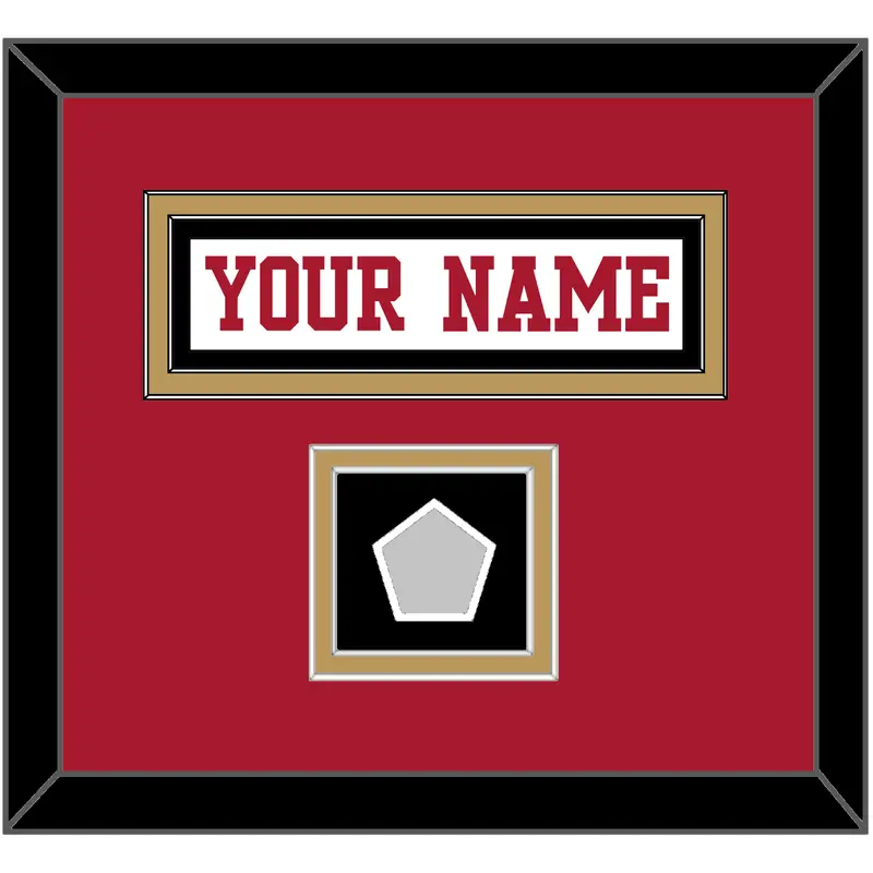 San Francisco Nameplate & Super Bowl Patch - Road White - Double Mat 3