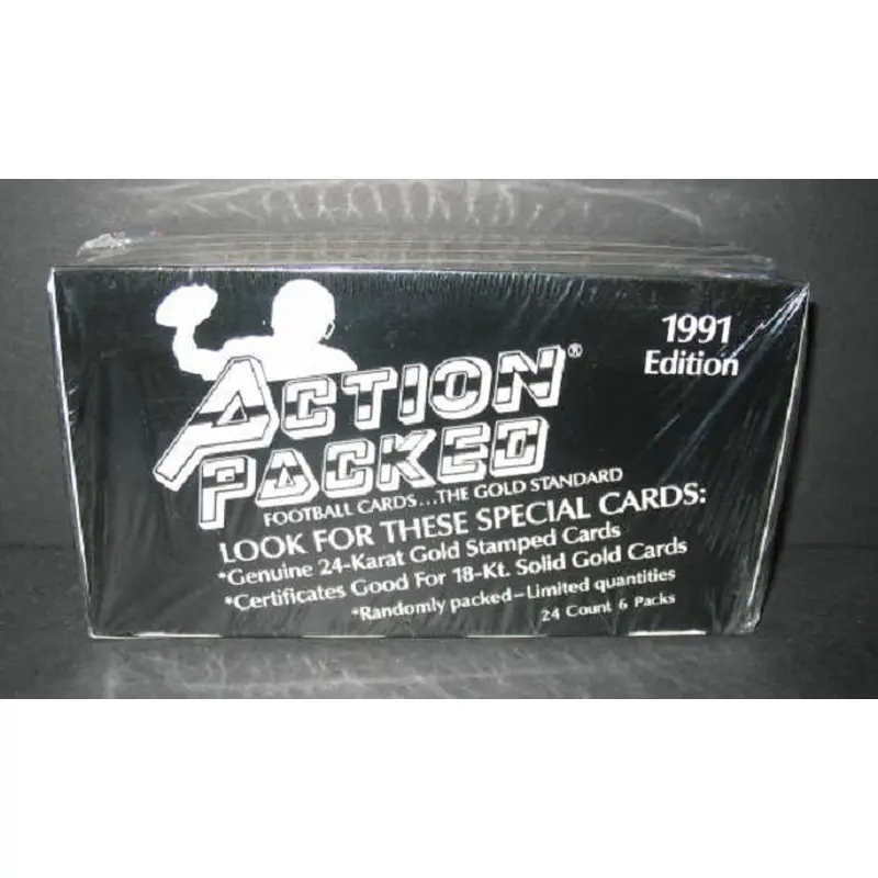 1991 Action Packed Football Box