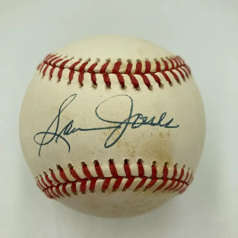 Sam Jones Signed American League Baseball Boston Celtics HOF JSA COA
