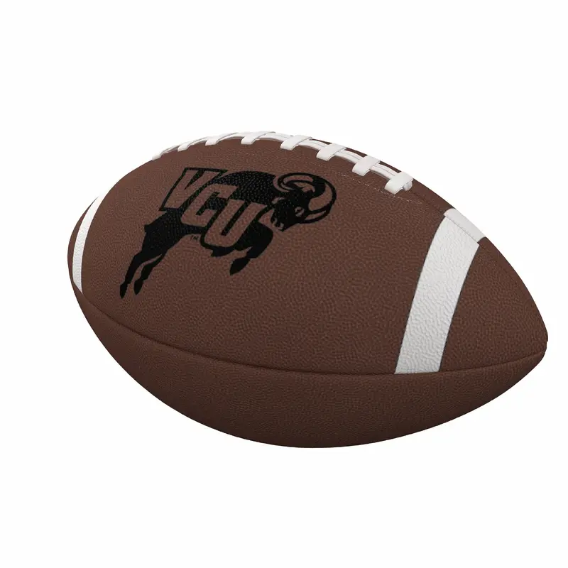 Virginia Commonwealth Team Stripe Official-Size Composite Football