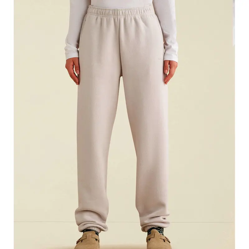 Women's Fleece track pants (Cream) Wod Armour | Kibi Sports