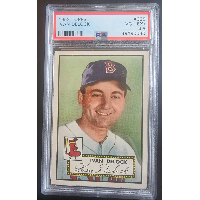 Ivan Delock 1952 Topps #329 PSA 4.5