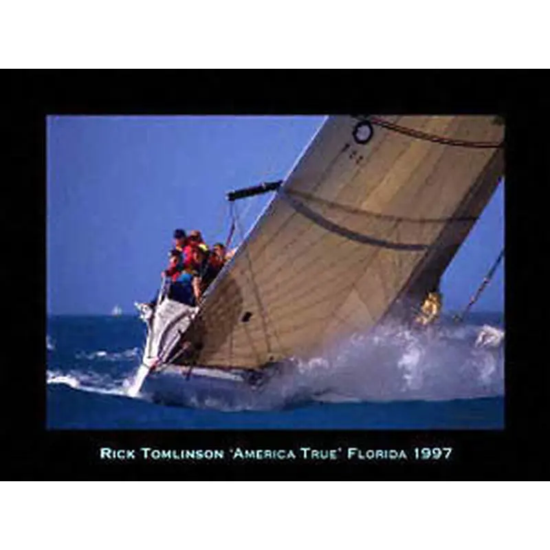 Yachting "America True", Key West Sailboat Racing Premium Poster Print - Art Group Ltd.