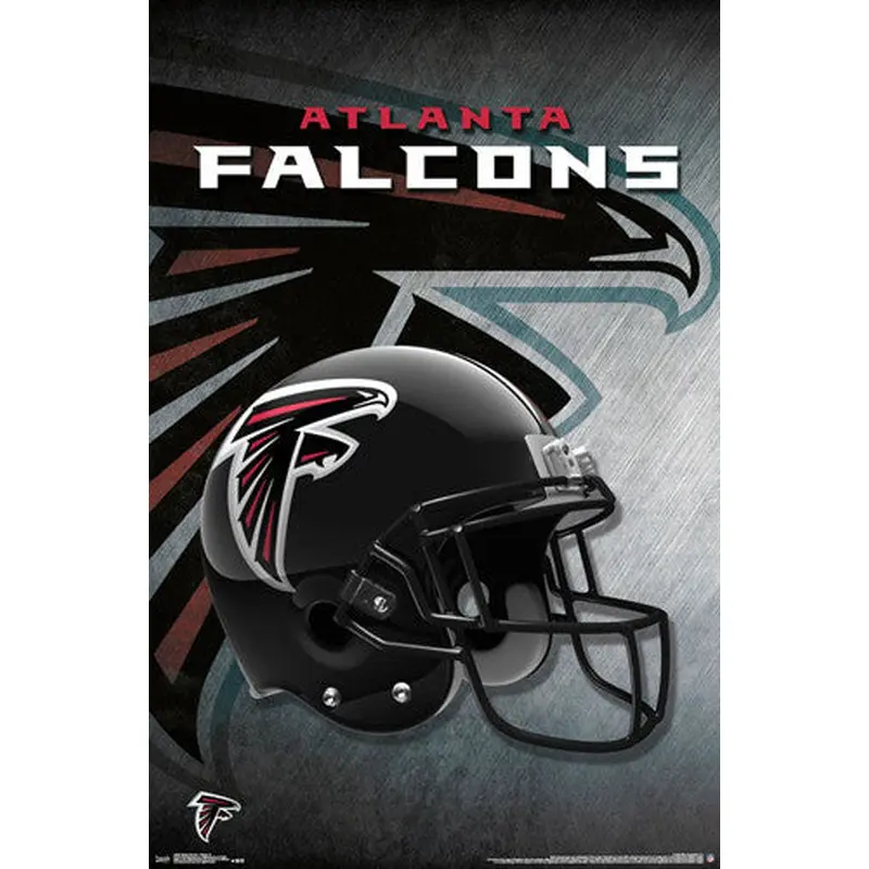 Atlanta Falcons Official NFL Football Team Helmet Logo Poster - Trends International