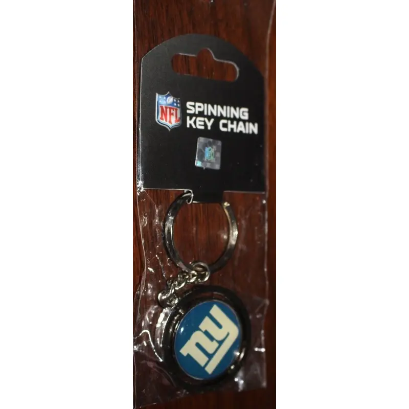 New York Giants Spinning Key Chain, New in Package