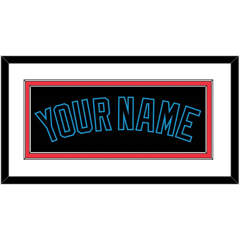 Miami Name - Alternate Black (2019-2023) - Double Mat 1