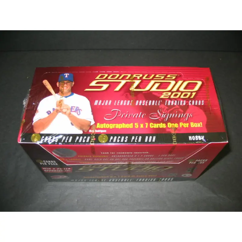 2001 Donruss Studio Baseball Box (Hobby)