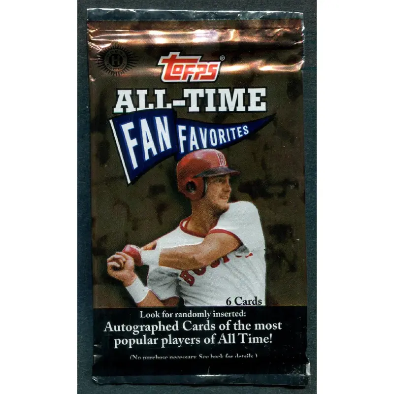 2003 Topps All Time Fan Favorites Baseball Unopened Pack (Hobby) (6)