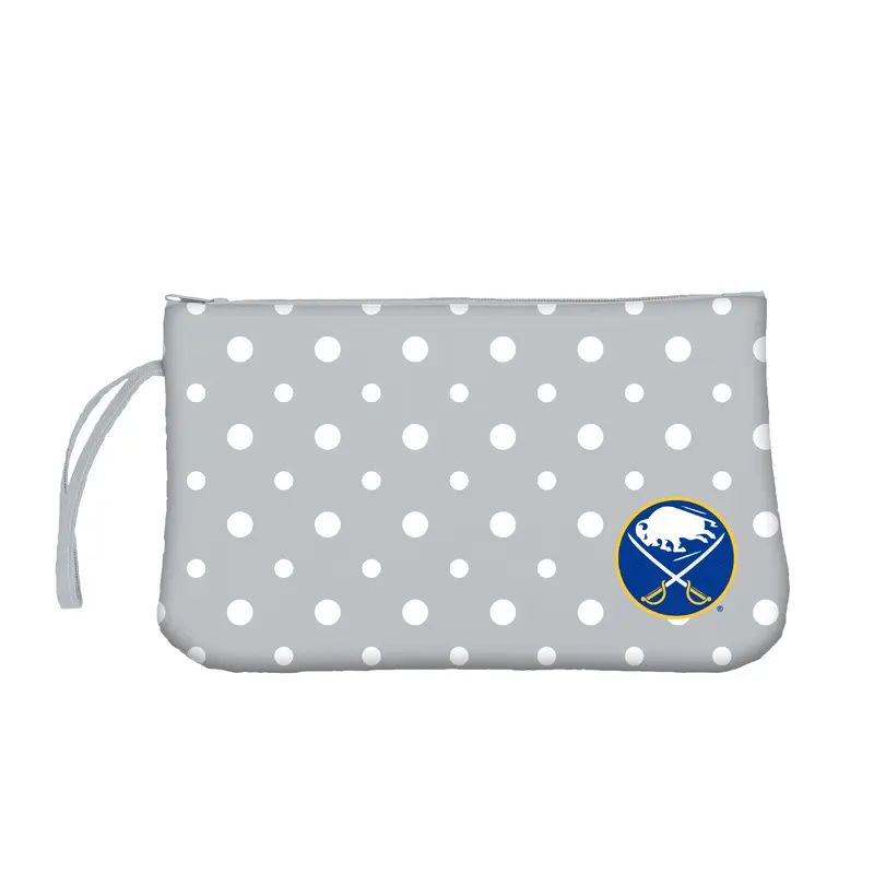 Buffalo Sabres Dot Wristlet