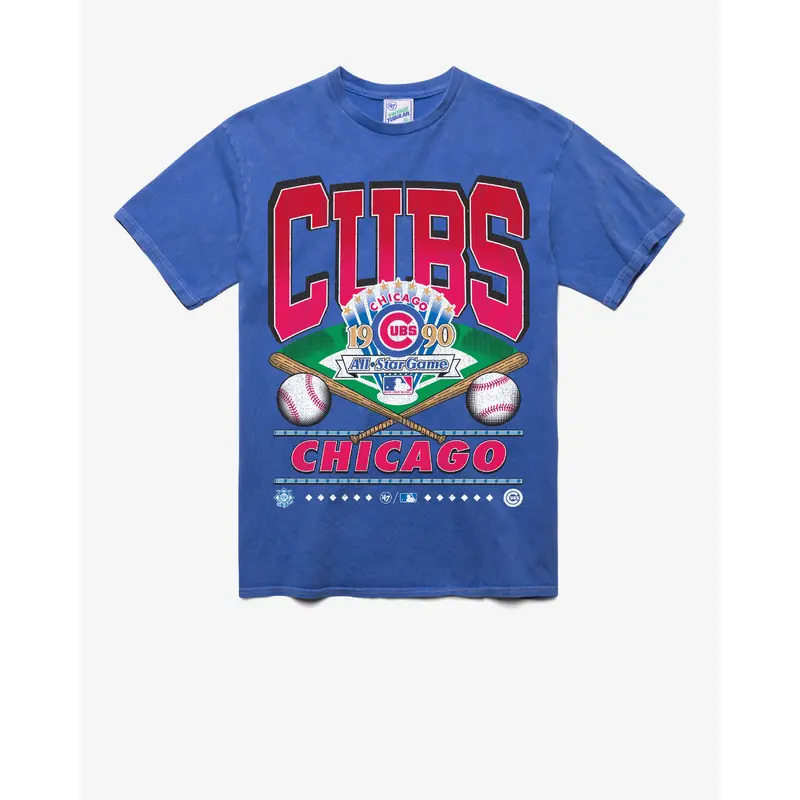 CHICAGO CUBS COOPERSTOWN STRAIGHT SHOT VINTAGE '47 TUBULAR TEE