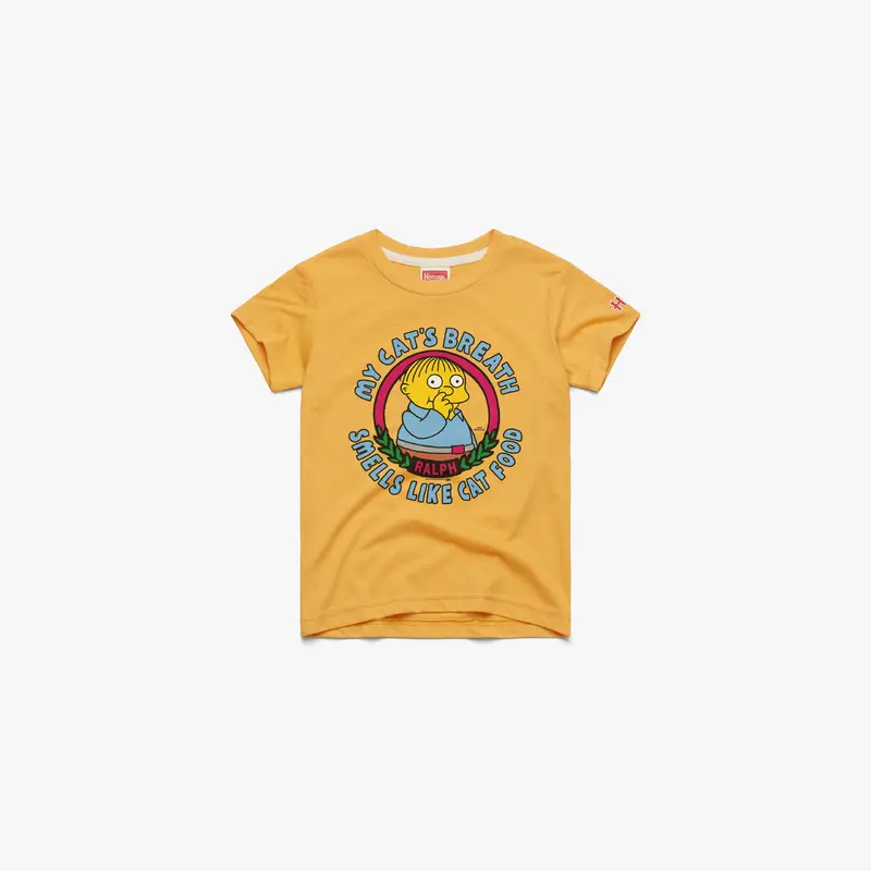 Youth The Simpsons Ralph My Cat's Breath Smells Like Cat Food