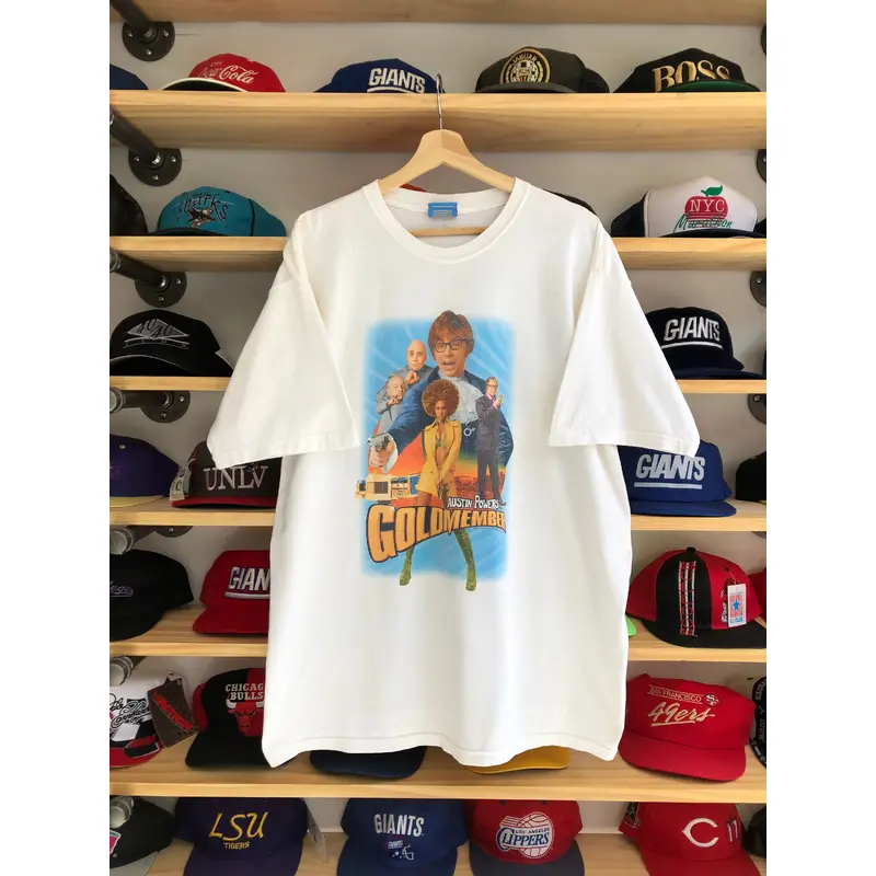 Vintage 2002 Austin Powers Goldmember Movie Promo Tee Size XL