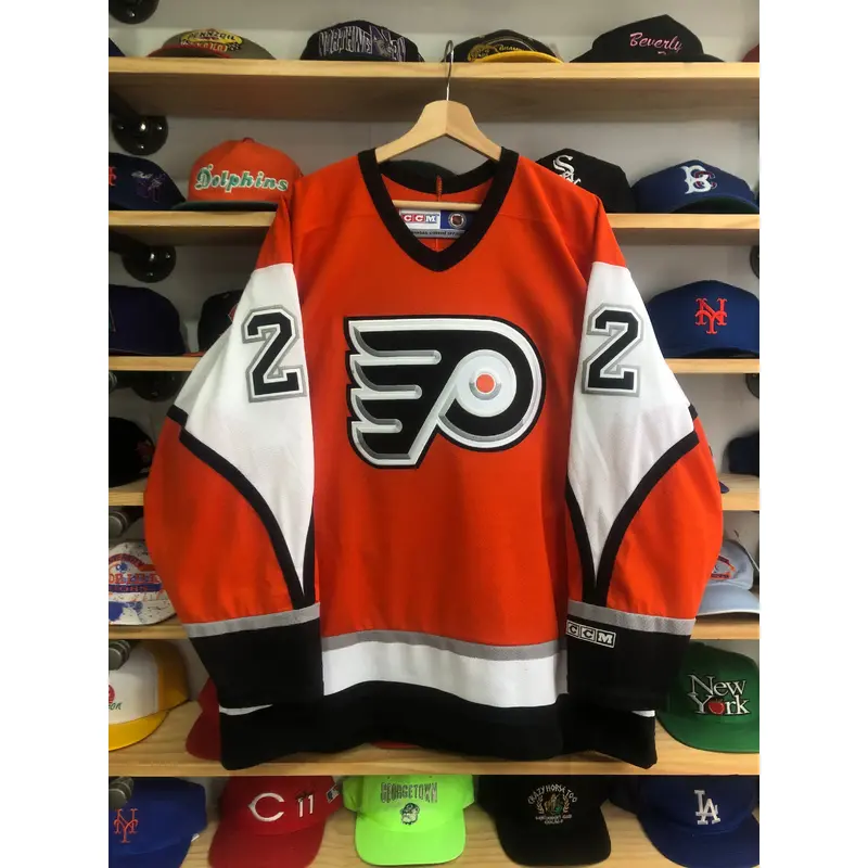 Vintage CCM Philadelphia Flyers Derian Hatcher Jersey Size XL