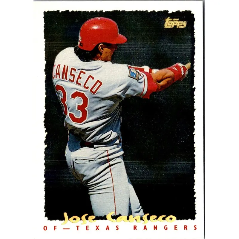 1995 Topps CyberStats (Spectralight) Jose Canseco #161