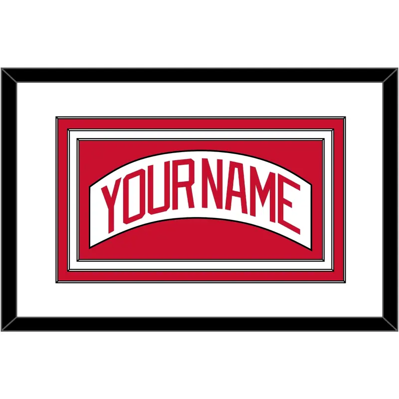 Detroit Nameplate - Road White (2007-2017) - Triple Mat 1