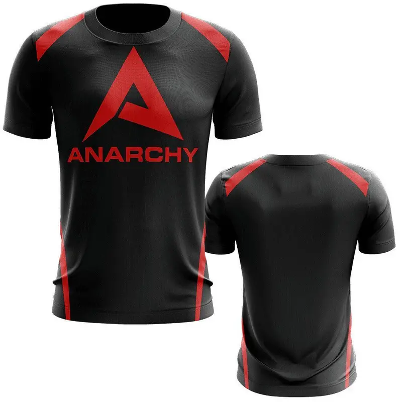 Anarchy EVO-Tech Short Sleeve Shirt - Black/Red