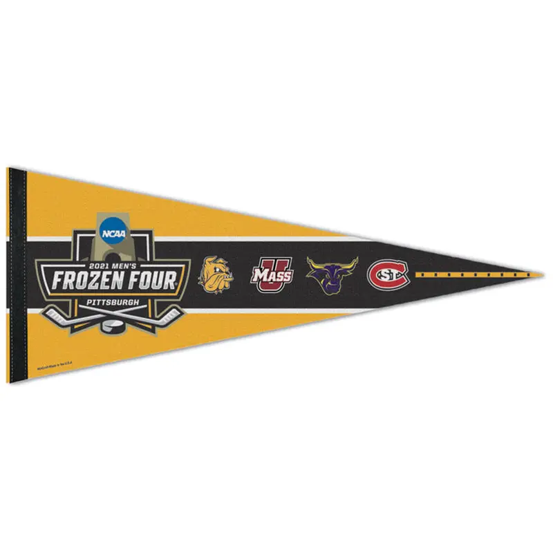 NCAA Men's Hockey Frozen Four 2021 Official Premium Felt Event Pennant - Wincraft Inc.